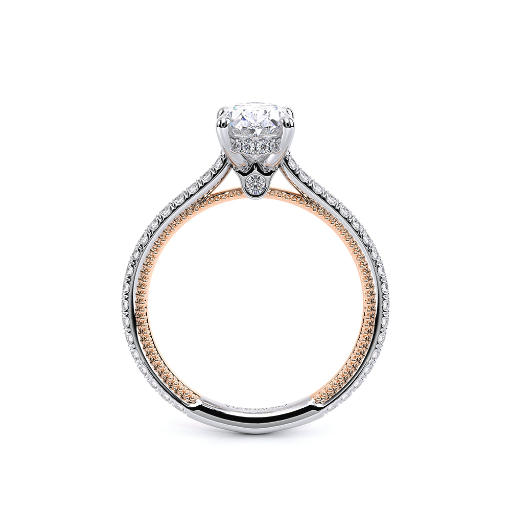 Renaissance-992OV13-18K Two Tone Oval