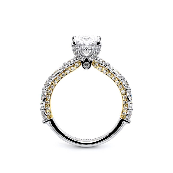 Couture-0490OV25-14K Two Tone Oval