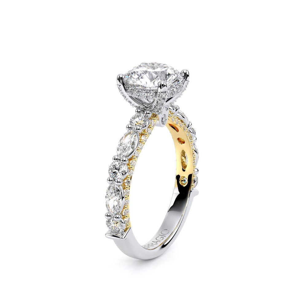 Couture-0490R25-14K Two Tone Round