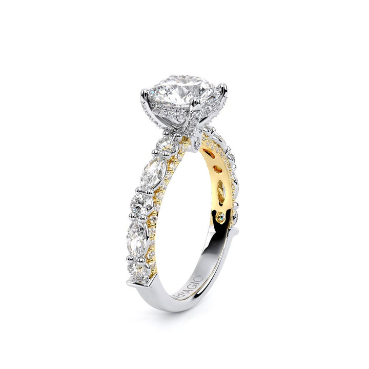 Couture-0490R25-18K Two Tone Round