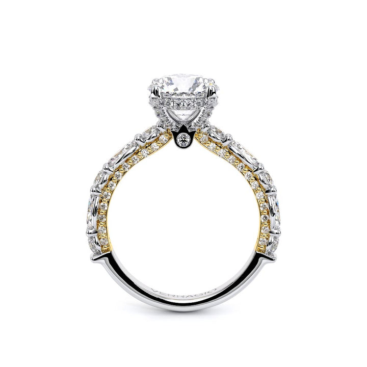 Couture-0490R25-18K Two Tone Round