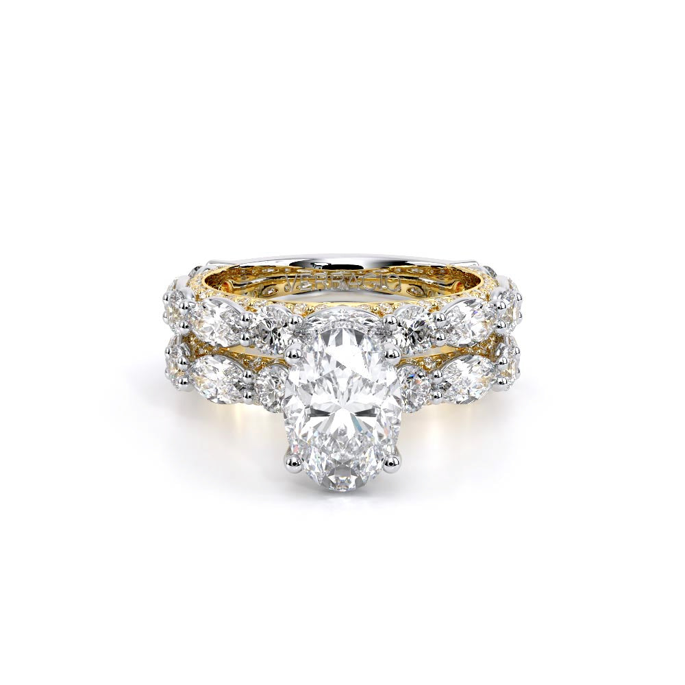 Couture-0490OV30-14K Two Tone Oval