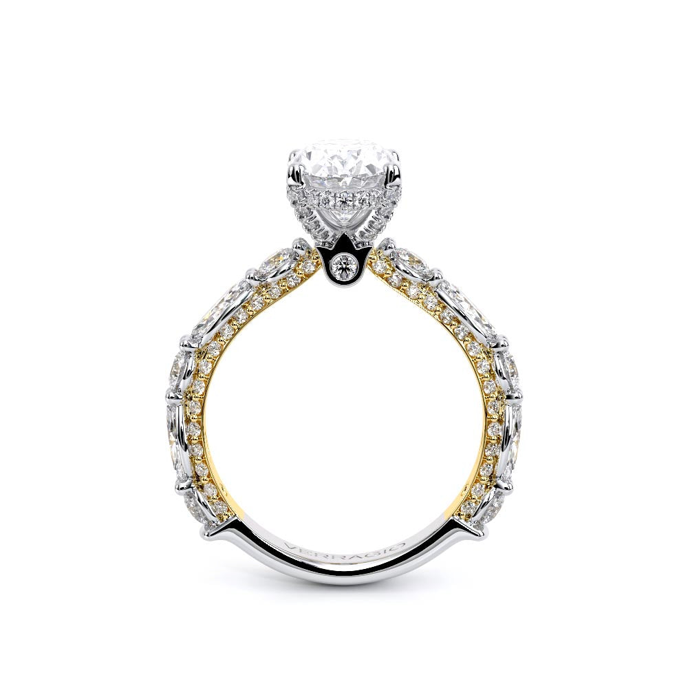 Couture-0490OV30-18K Two Tone Oval