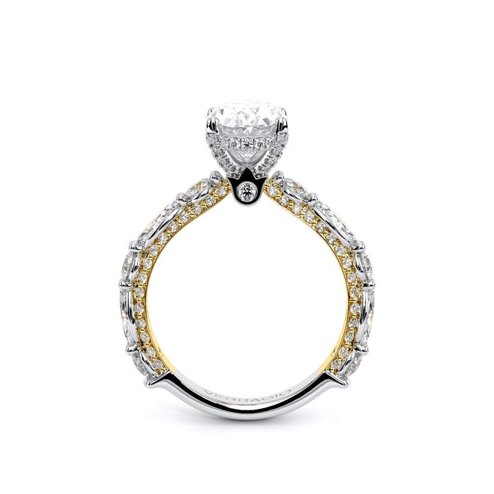 Couture-0490OV30-18K Two Tone Oval