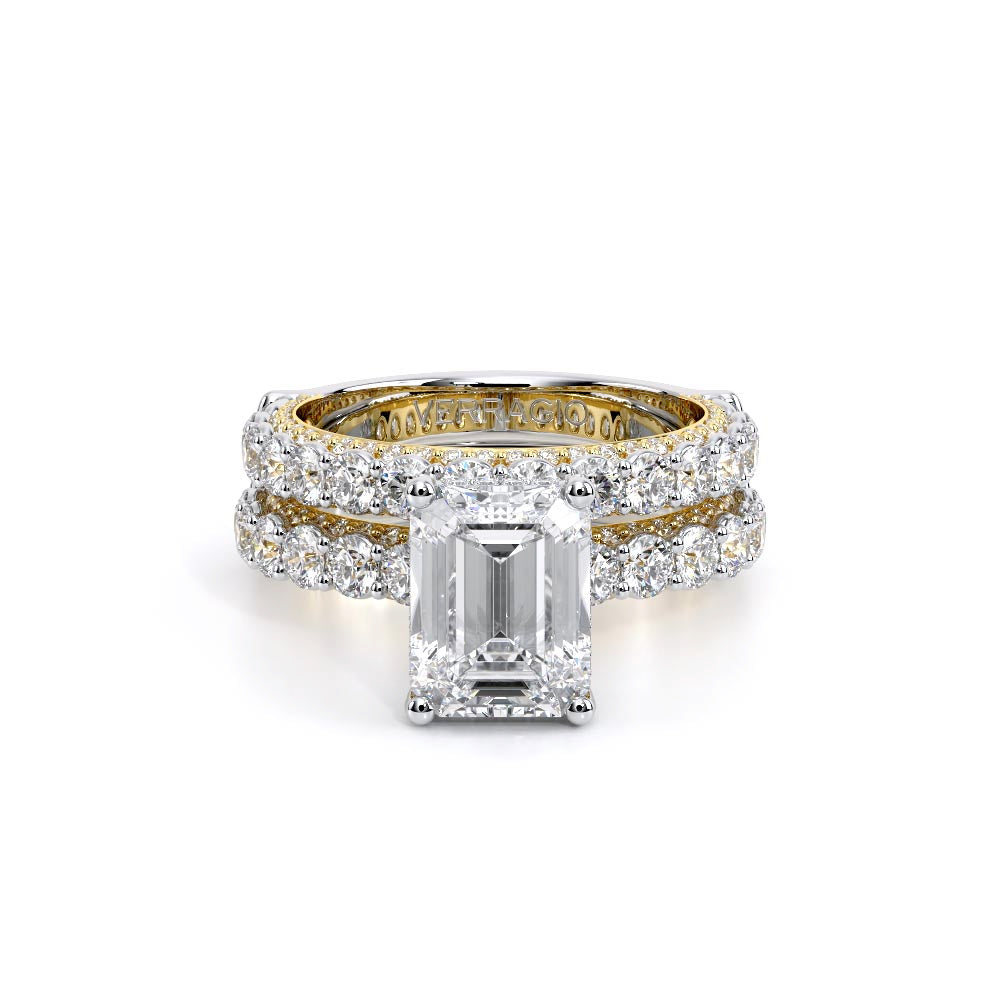 Couture-0489EM25-14K Two Tone Emerald