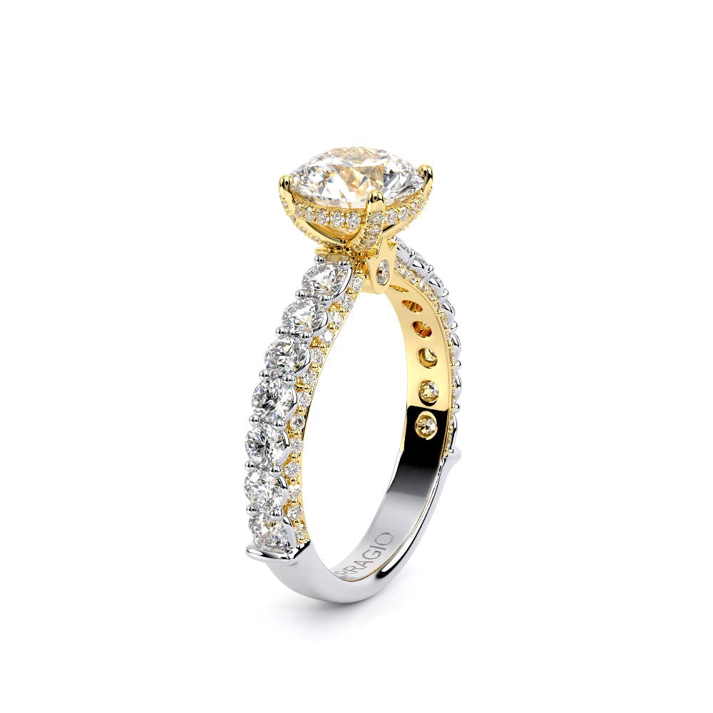 Couture-0489R25-14K Two Tone Round