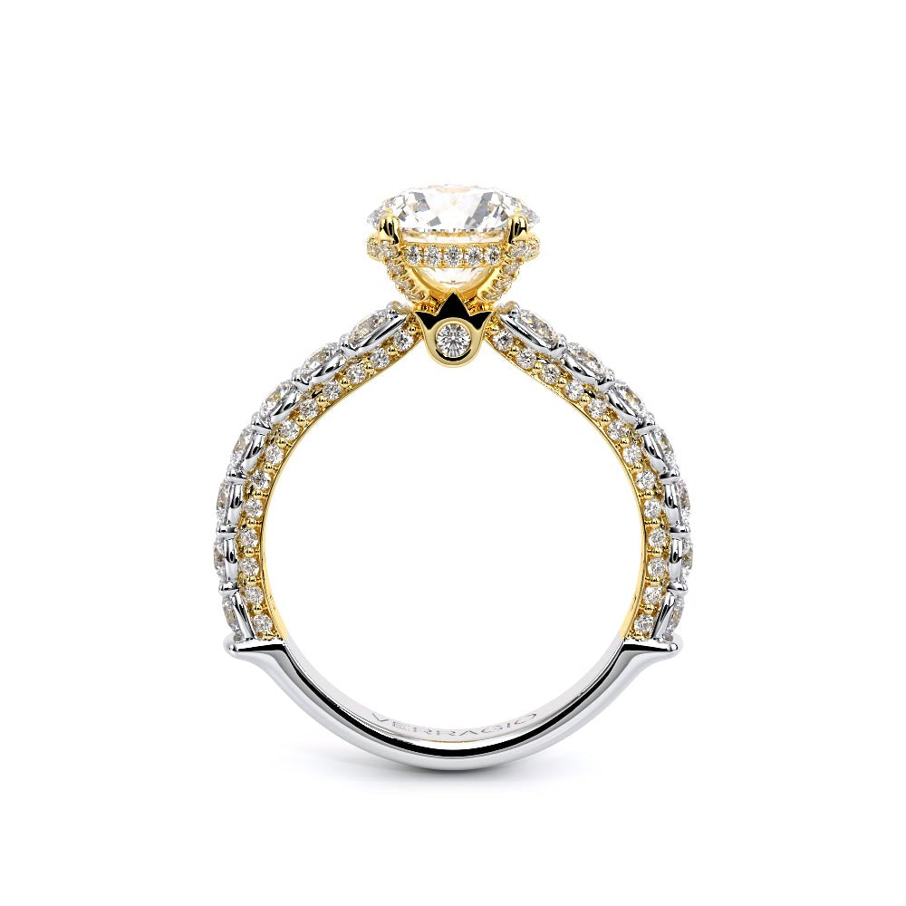 Couture-0489R25-18K Two Tone Round