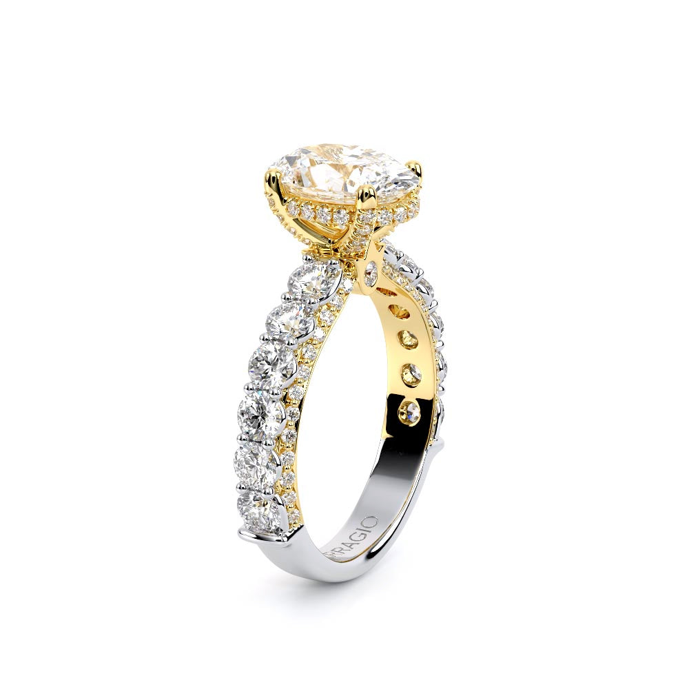 Couture-0489OV30-18K Two Tone Oval