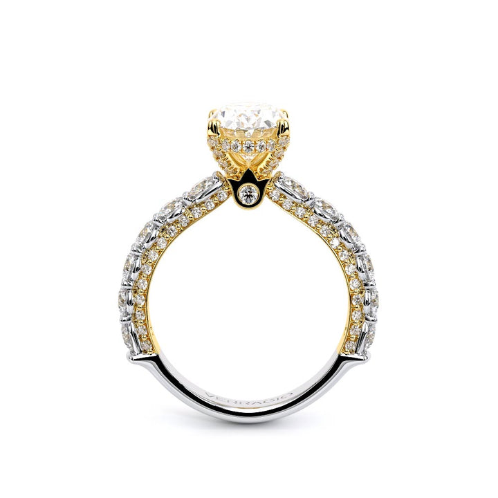 Couture-0489OV30-18K Two Tone Oval