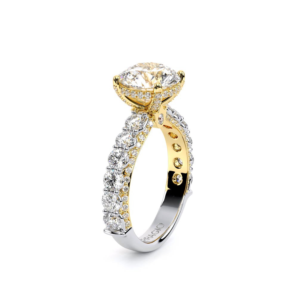 Couture-0489R30-18K Two Tone Round