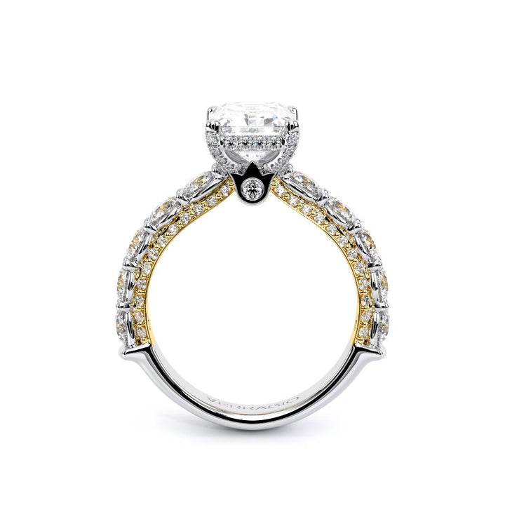 Couture-0489EM34-18K Two Tone Emerald