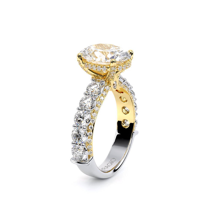 Couture-0489OV34-18K Two Tone Oval