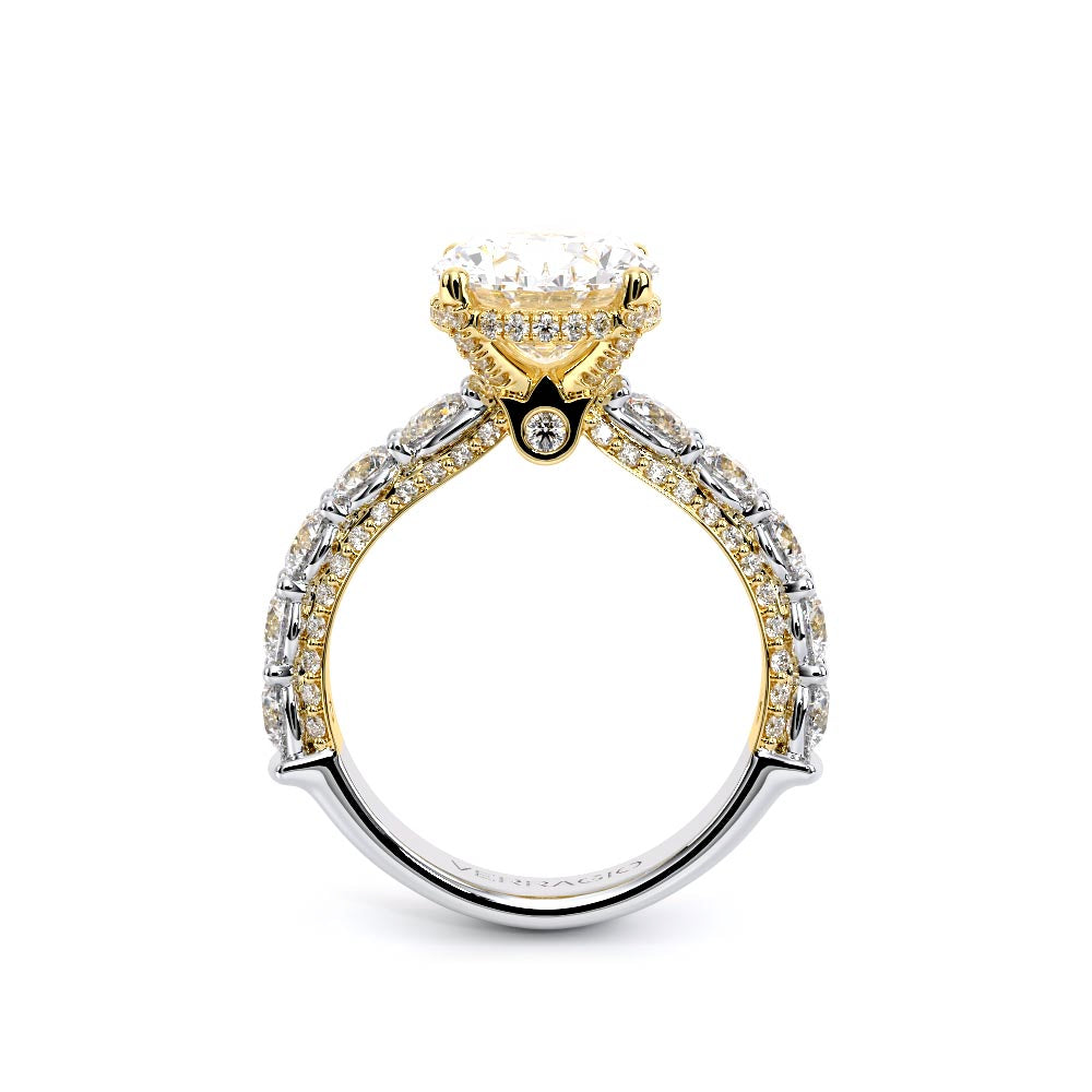 Couture-0489OV34-18K Two Tone Oval