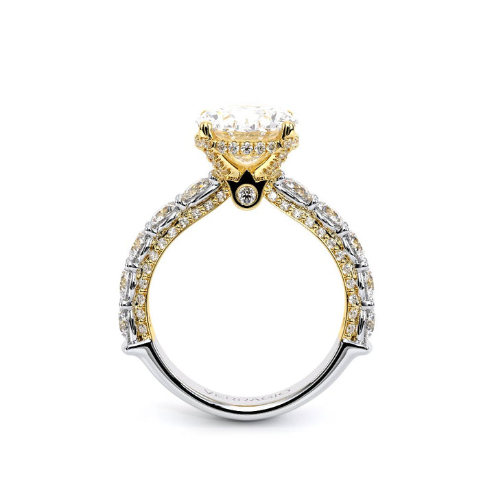 Couture-0489OV34-18K Two Tone Oval