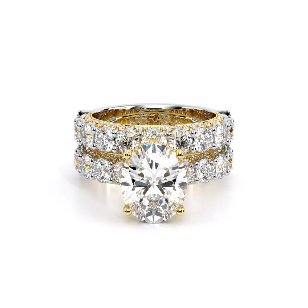 Couture-0489OV34-18K Two Tone Oval