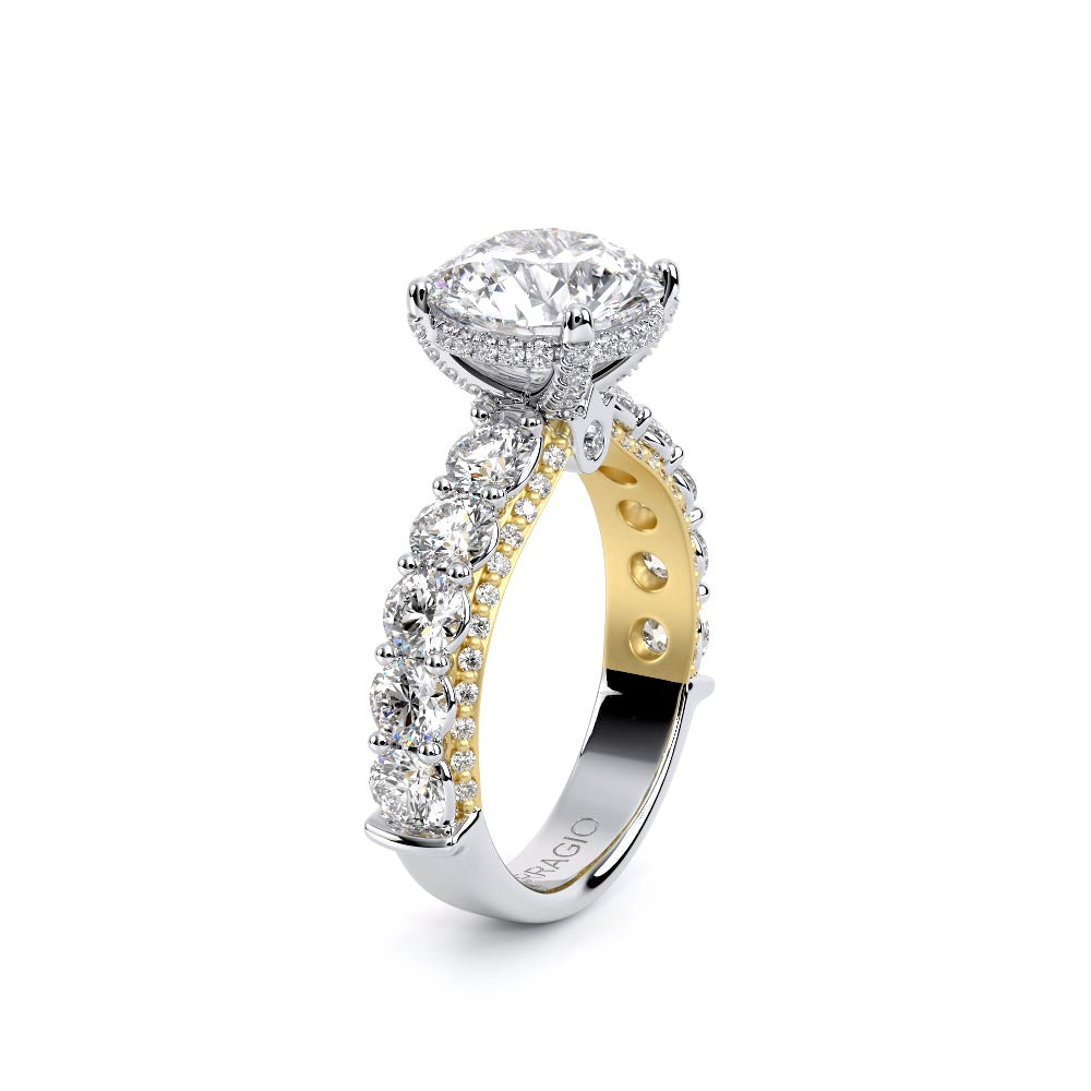 Couture-0489R34-18K Two Tone Round