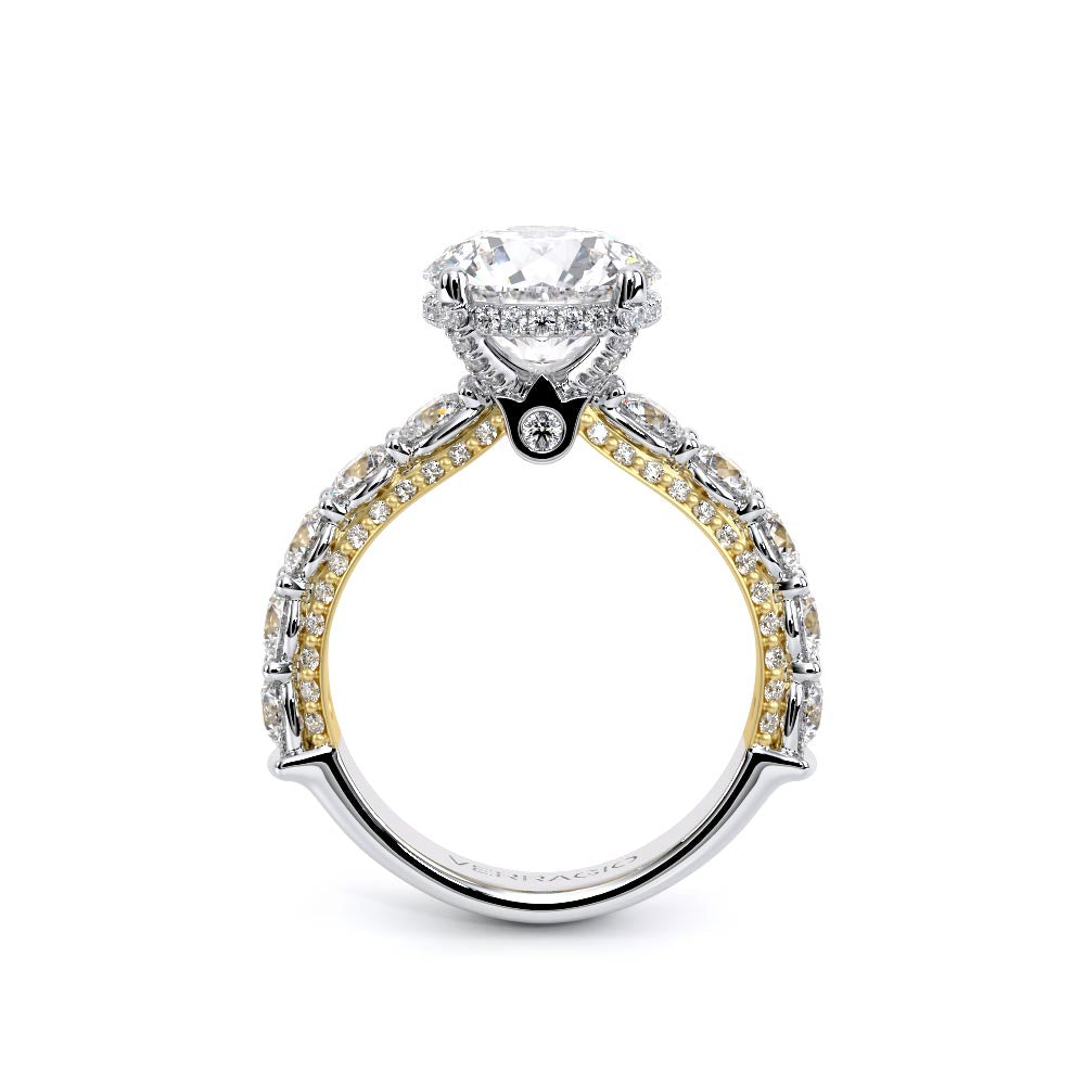 Couture-0489R34-18K Two Tone Round