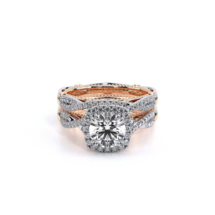 Parisian-106cu-18k Two Tone Cushion