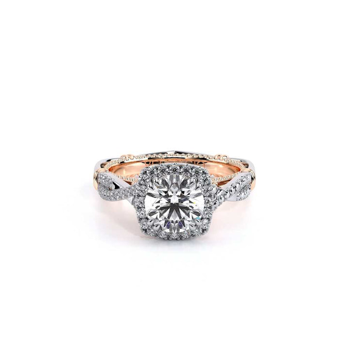 Parisian-106cu-18k Two Tone Cushion