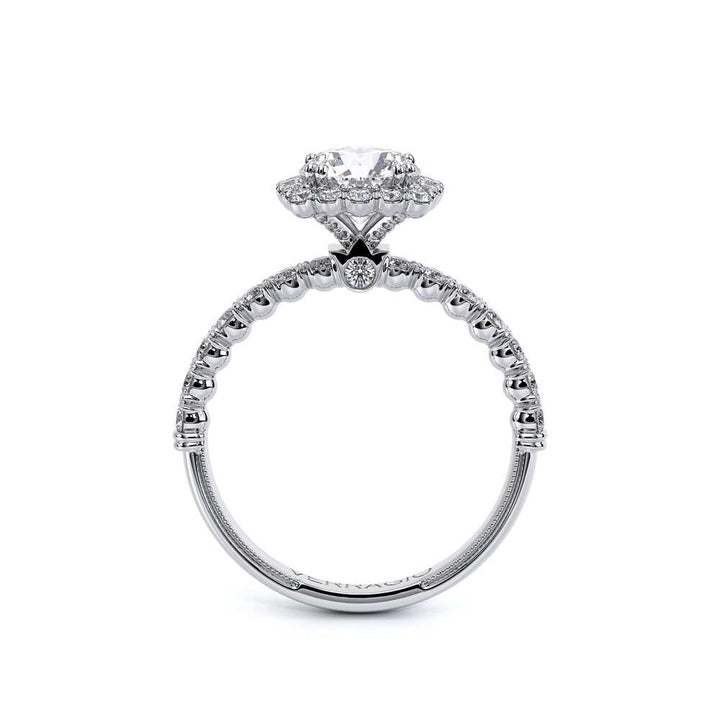 Renaissance-954CU18-18K White Gold Cushion