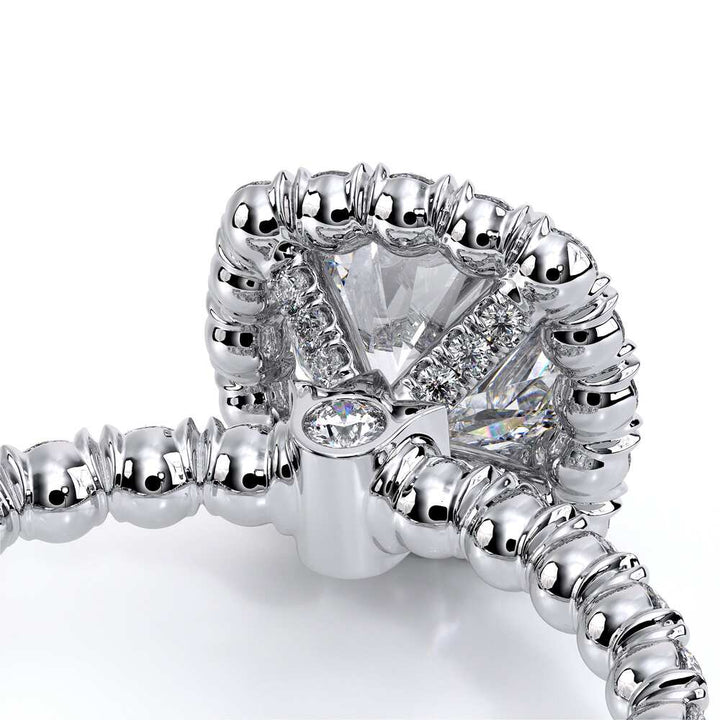 Renaissance-954CU18-18K White Gold Cushion