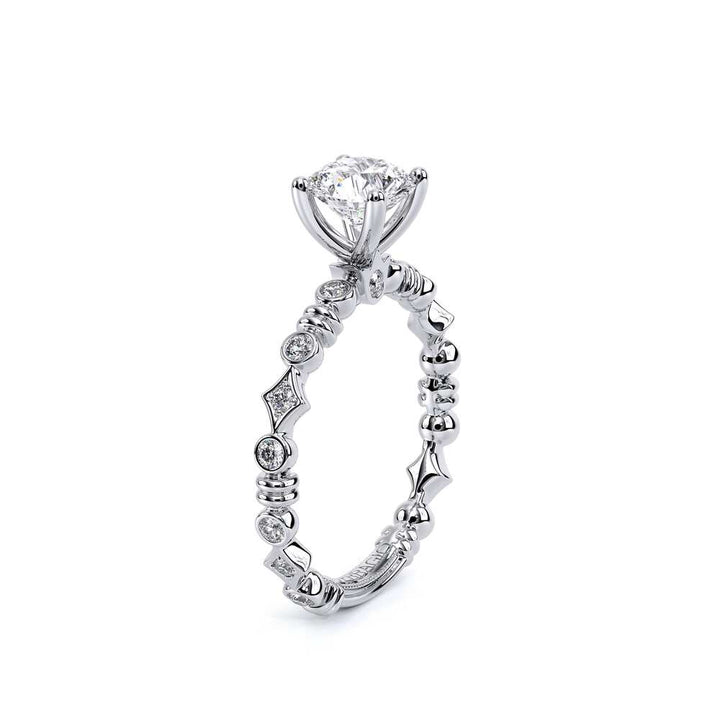 Renaissance-973-R-14k White Round