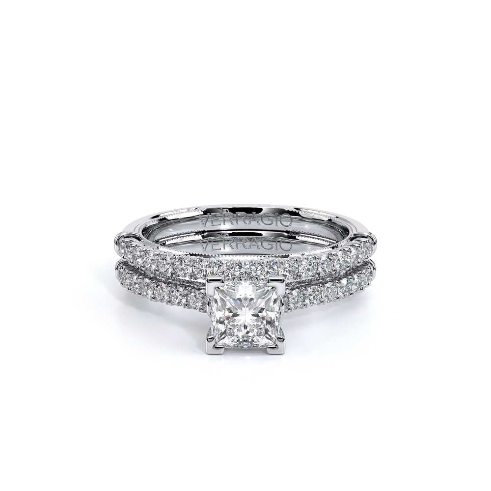 Renaissance-955P17-18K White Gold Princess