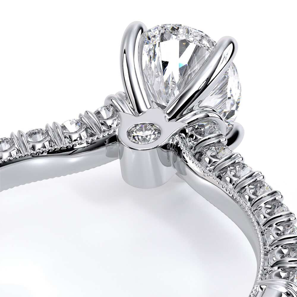 Renaissance-955PEAR17-14K White Gold Pear