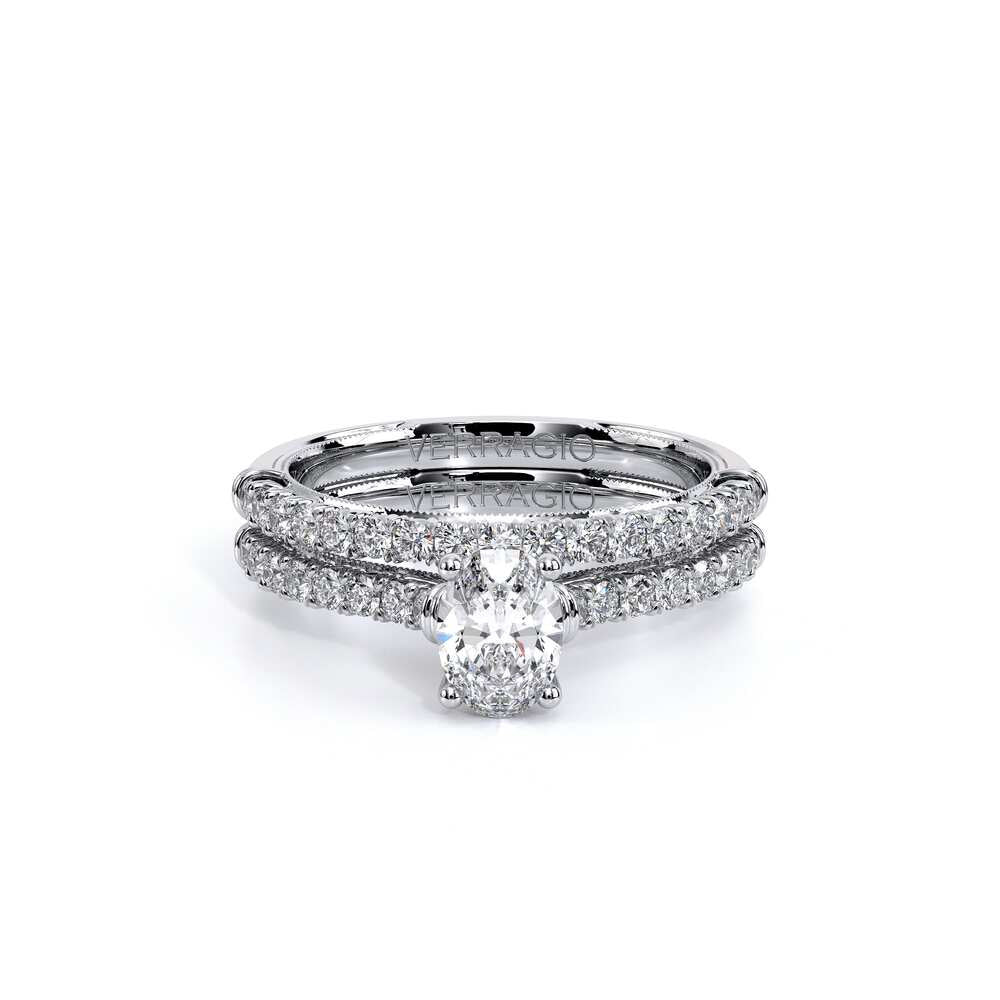 Renaissance-955OV17-18K White Gold Oval