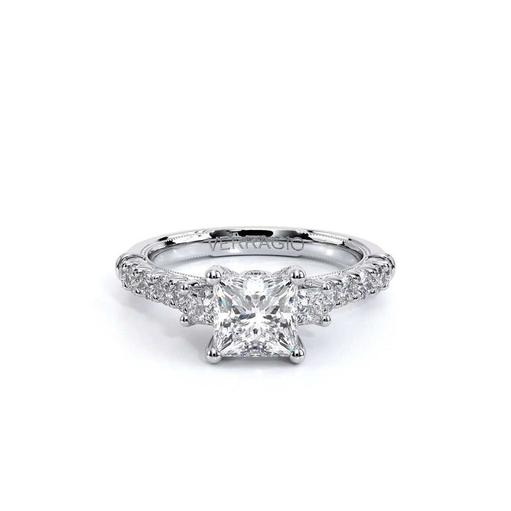 Renaissance-958P27-14K White Gold Princess