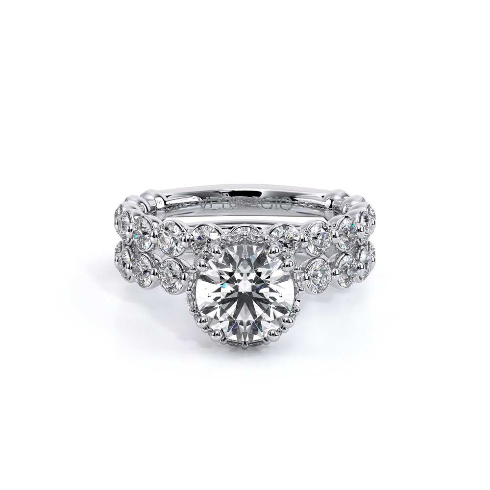 Renaissance-984R25-18K White Gold Round