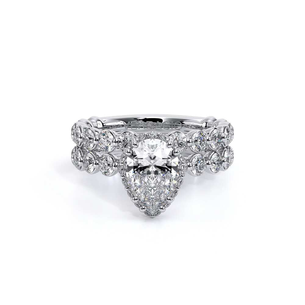 Renaissance-984PEAR25-18K White Gold Pear
