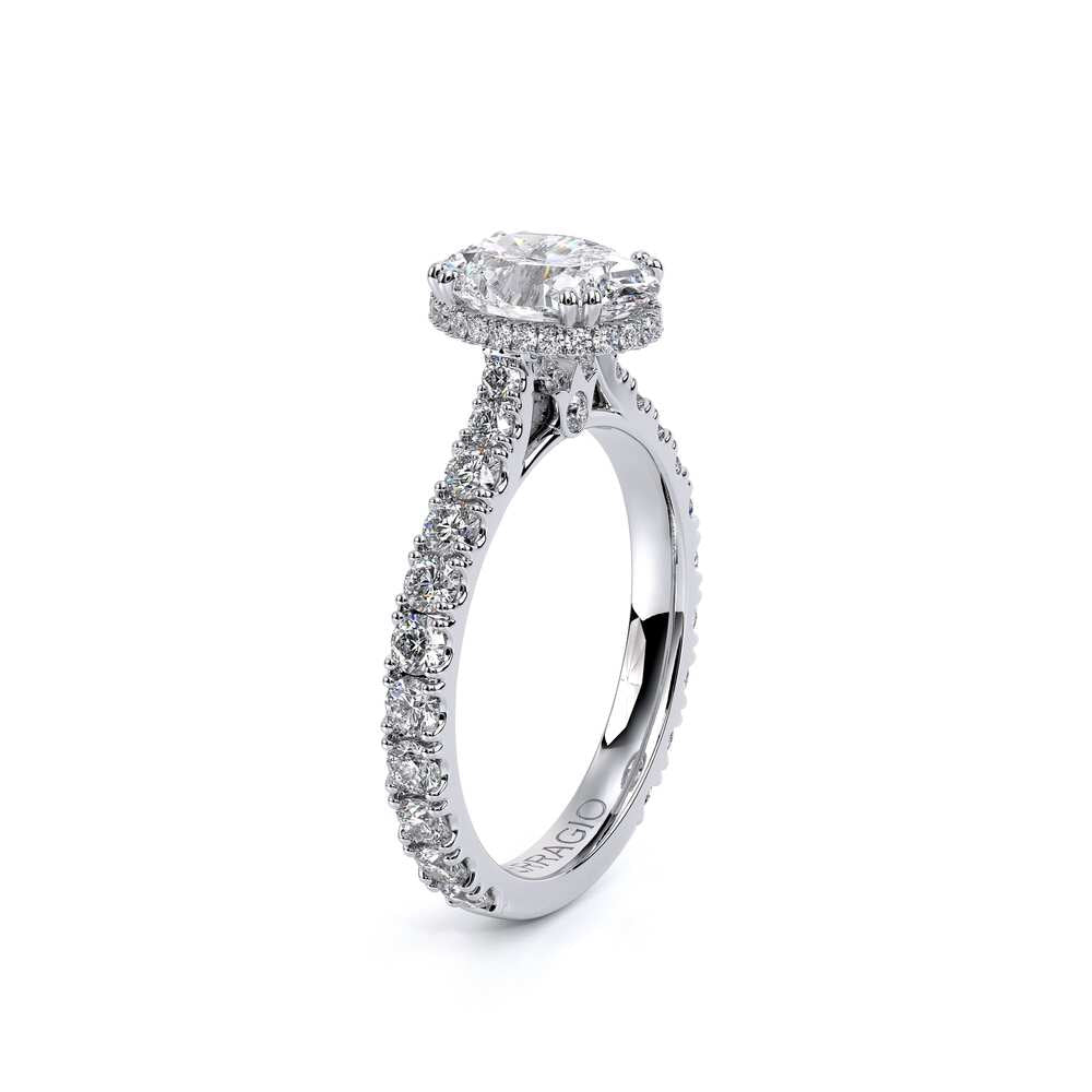 Renaissance-985OV22-18K White Gold Oval