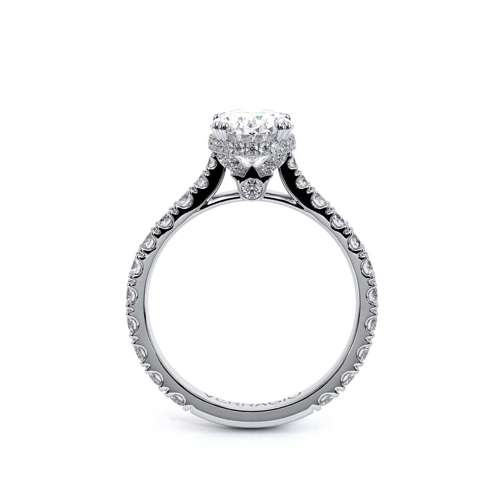 Renaissance-985OV22-18K White Gold Oval