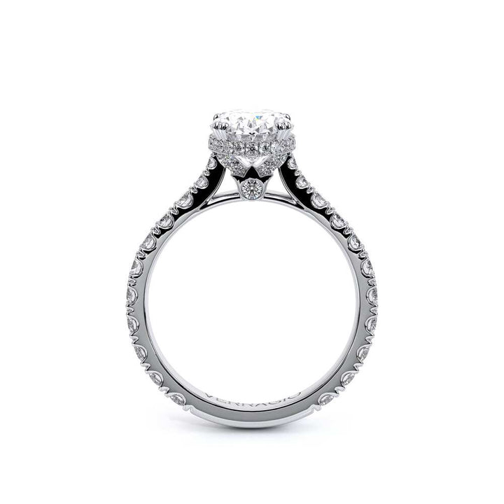 Renaissance-985OV22-18K White Gold Oval