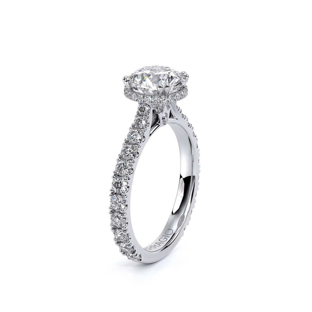 Renaissance-985R22-14K White Gold Round