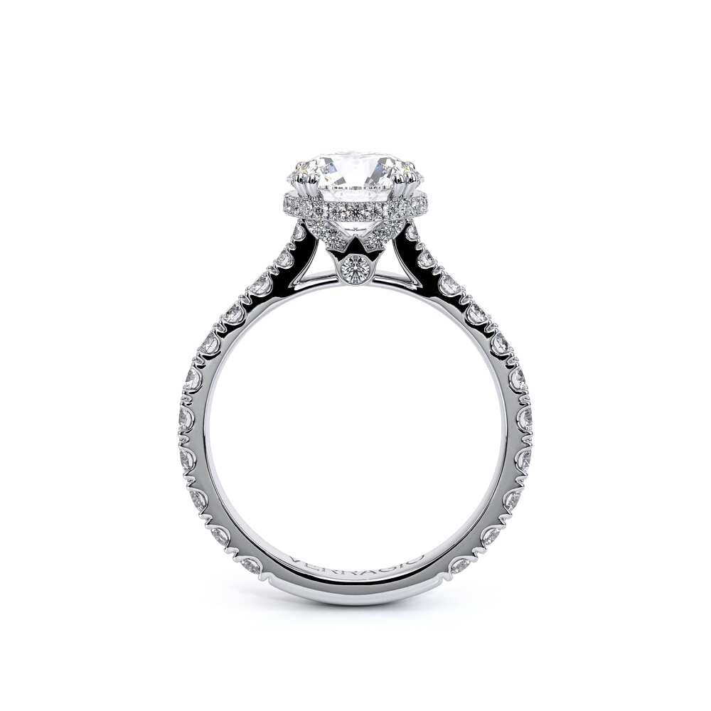 Renaissance-985R22-14K White Gold Round