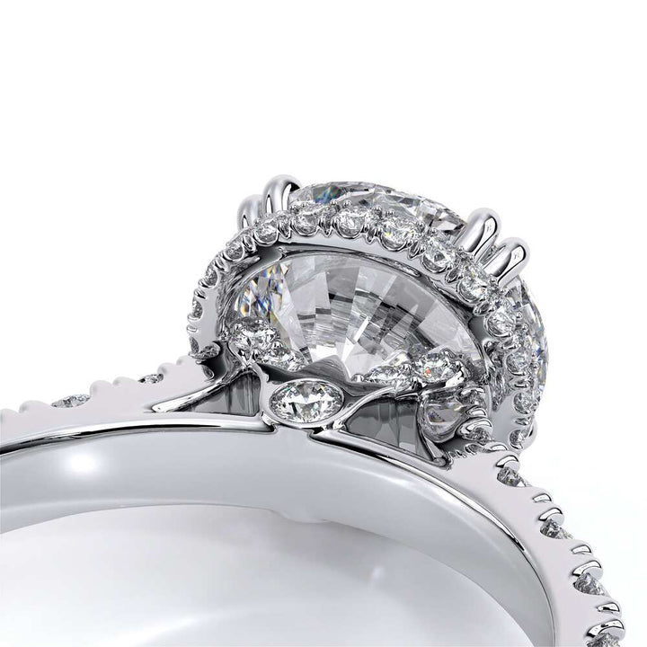 Renaissance-985R22-14K White Gold Round