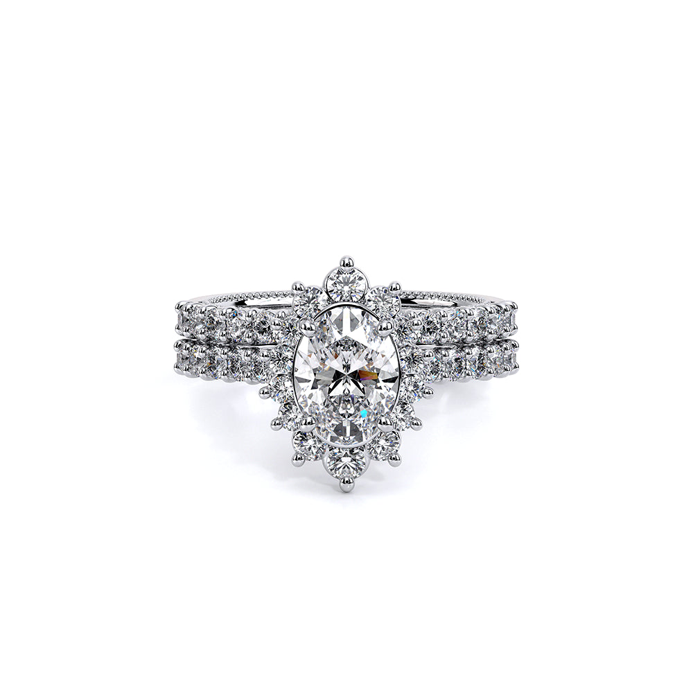 Renaissance-986OV-18K White Gold Oval