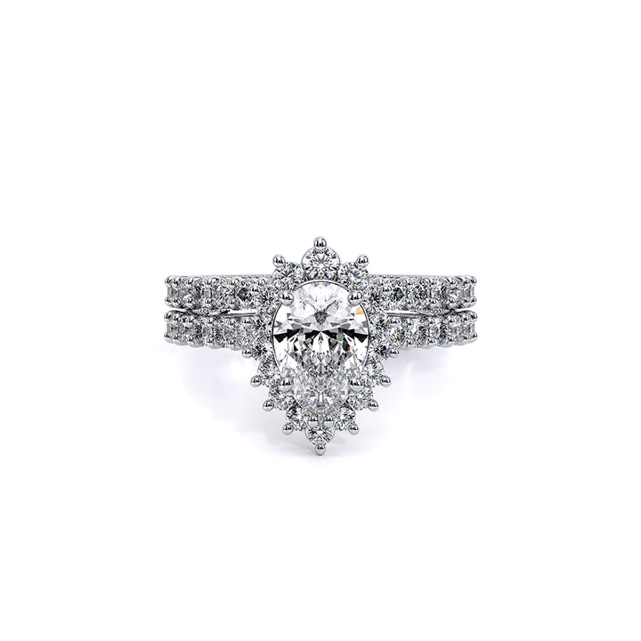 Renaissance-986PEAR-14K White Gold Pear