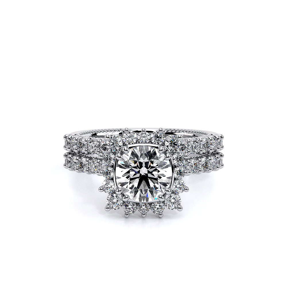 Renaissance-986W-14K White Gold Pear