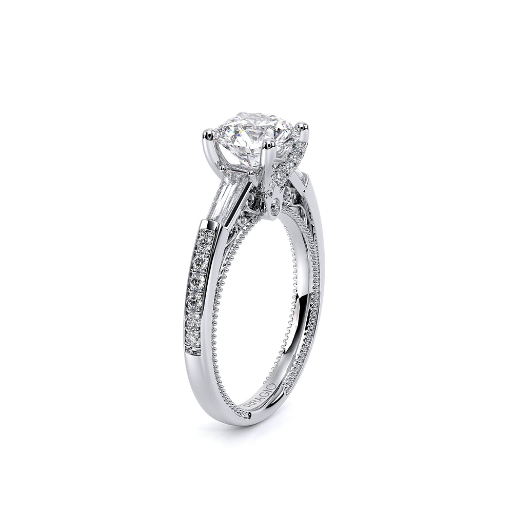 Venetian-5085r-14k White Gold Round