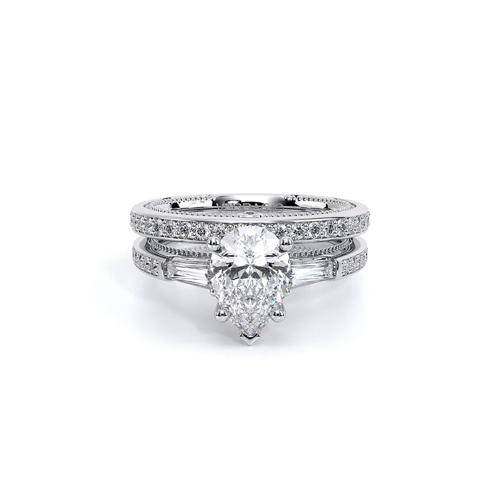 Venetian-5085ps-14k White Gold Pear