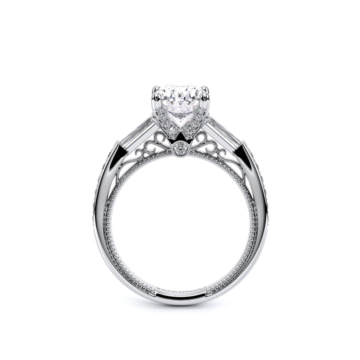 Venetian-5085ov-14k White Gold Oval