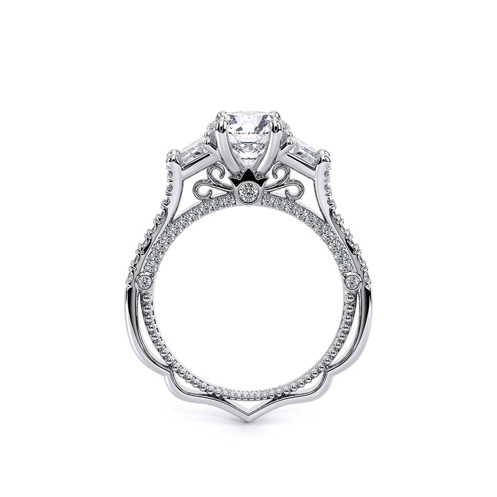 Venetian-5086r-14k White Gold Round
