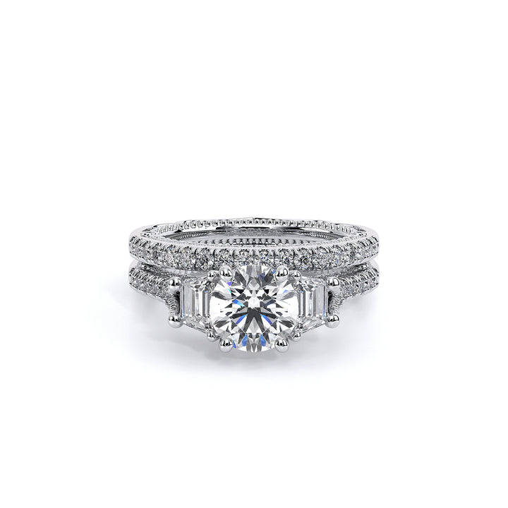 Venetian-5086r-14k White Gold Round