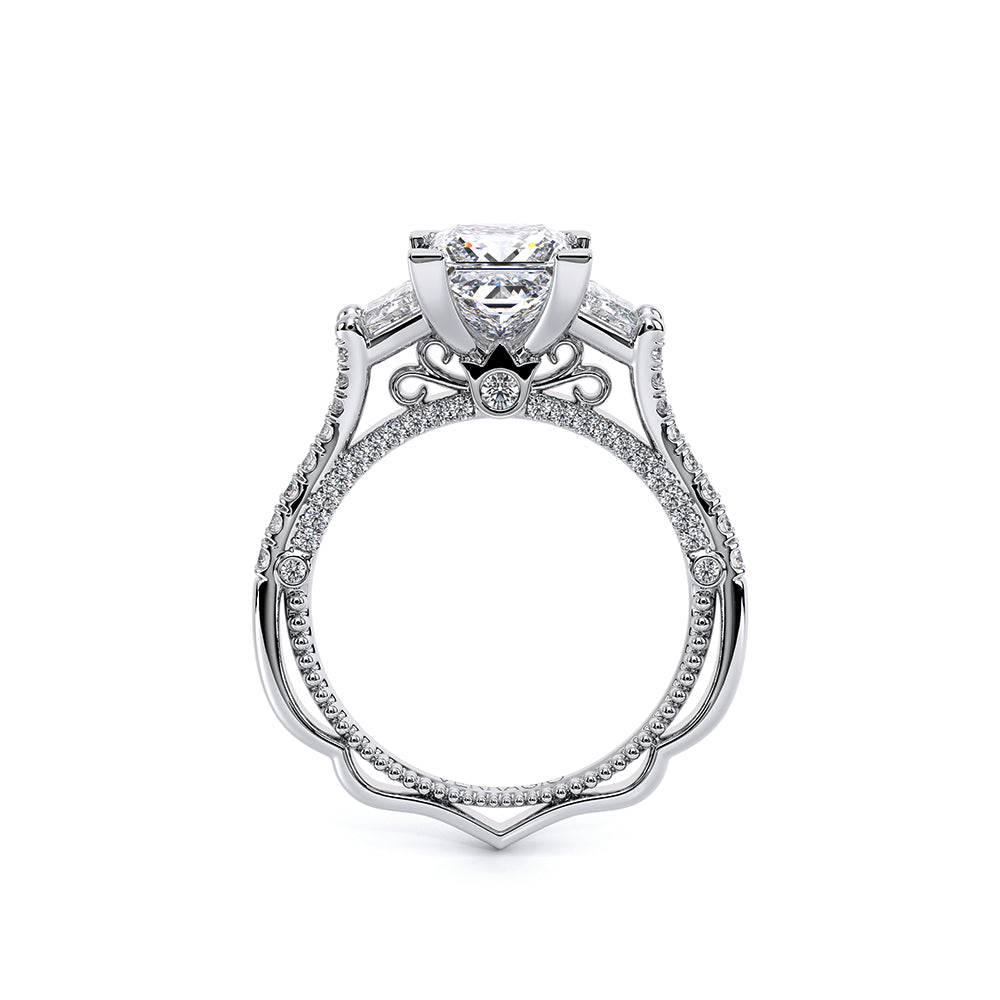 Venetian-5086p-14k White Gold Princess