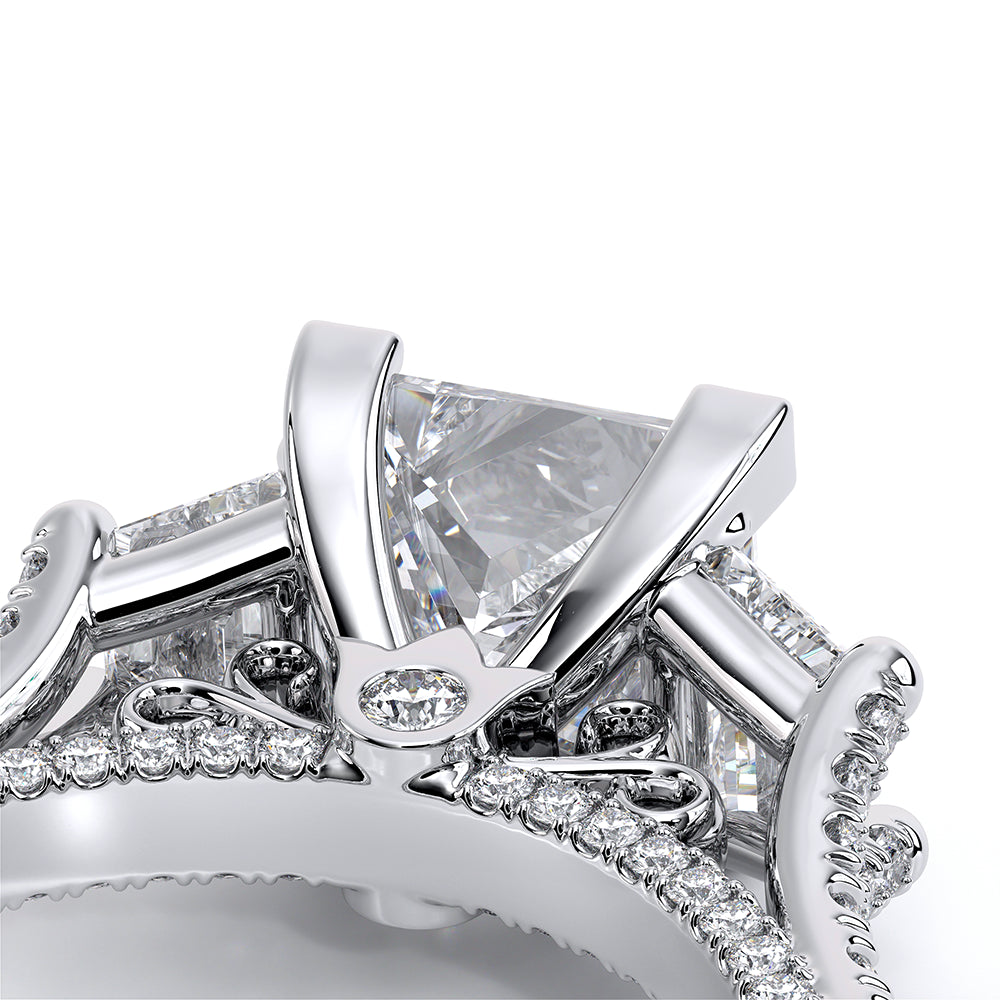 Venetian-5086p-14k White Gold Princess