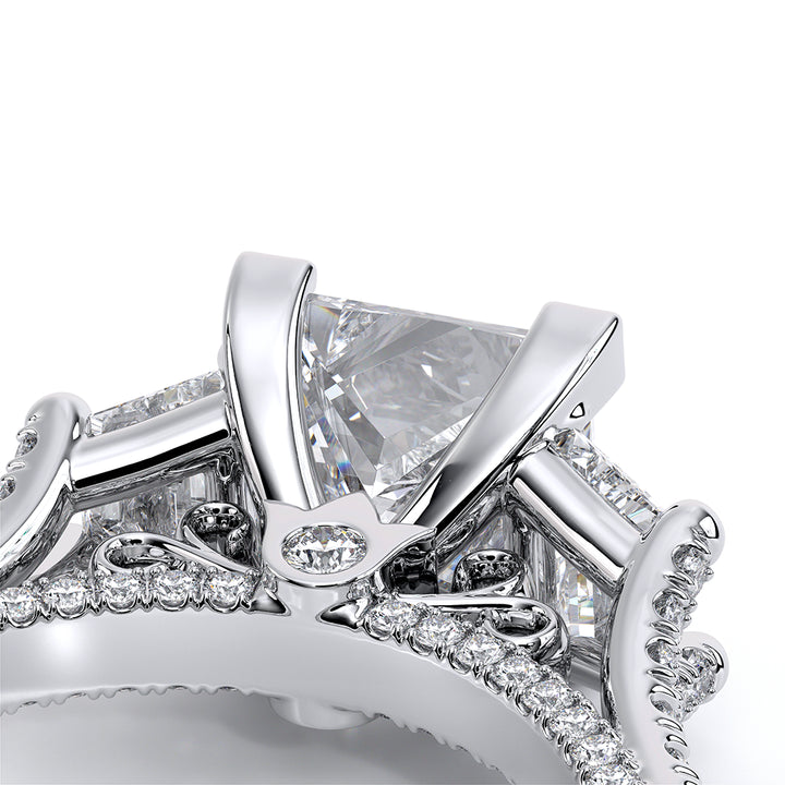 Venetian-5086p-14k White Gold Princess