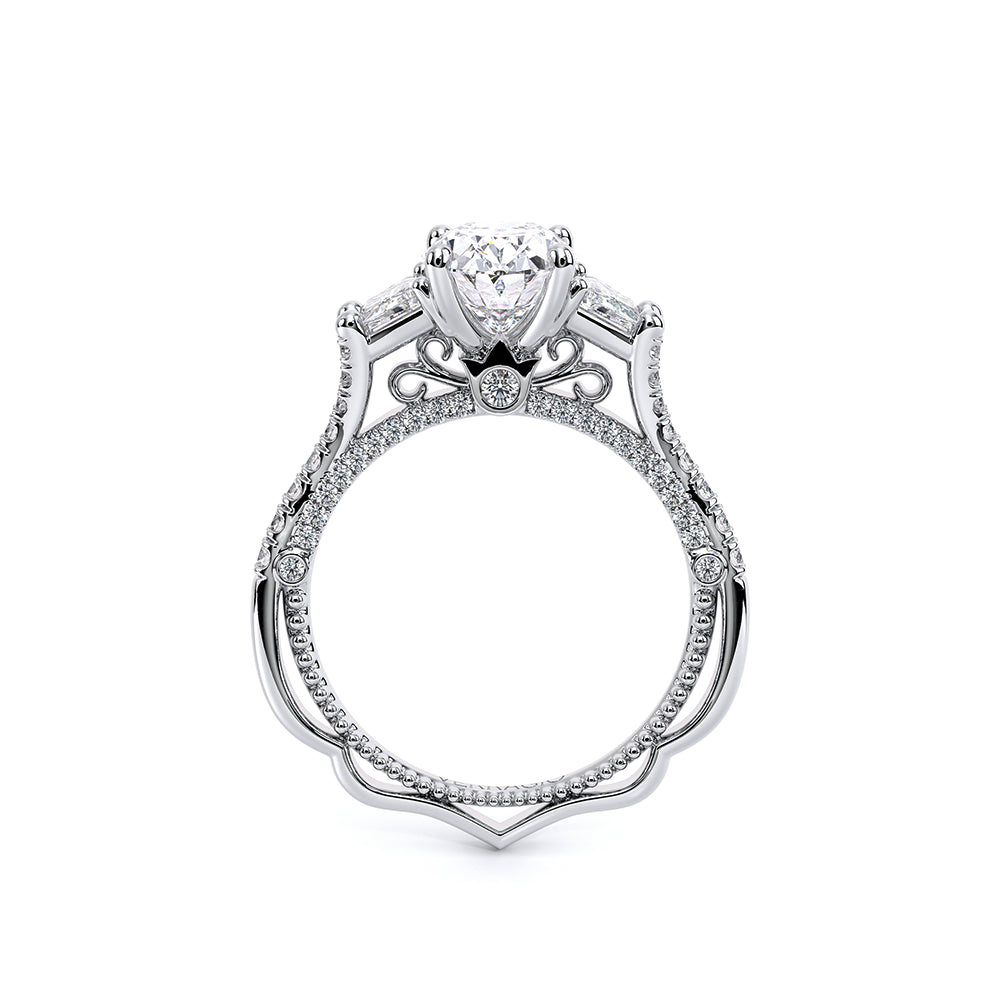 Venetian-5086ov-18k White Gold Oval